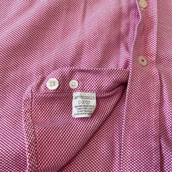 Cinch Logo Rodeo Western Cowboy Shirt  Men’s L Pink Button Down Long Sleeve - Picture 3 of 11